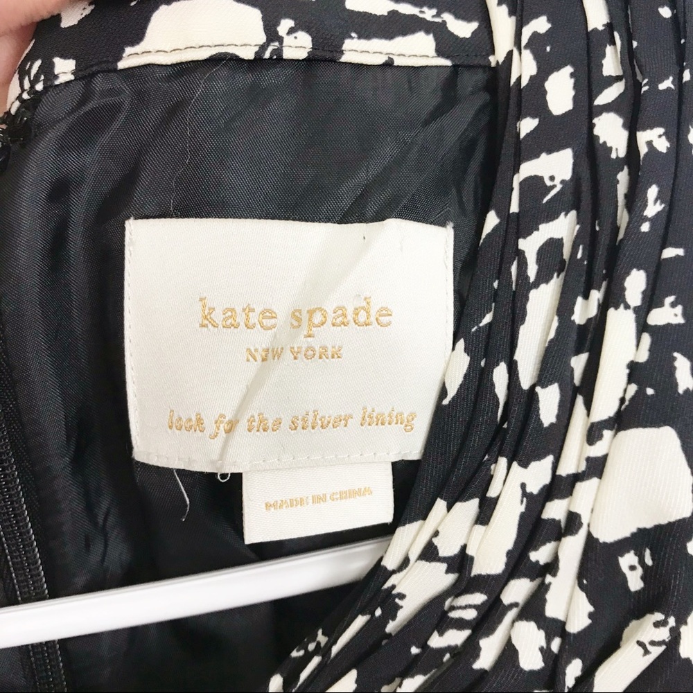 Kate Spade Lucinda Silk Shift Bow Black Dress - Picture 10 of 14